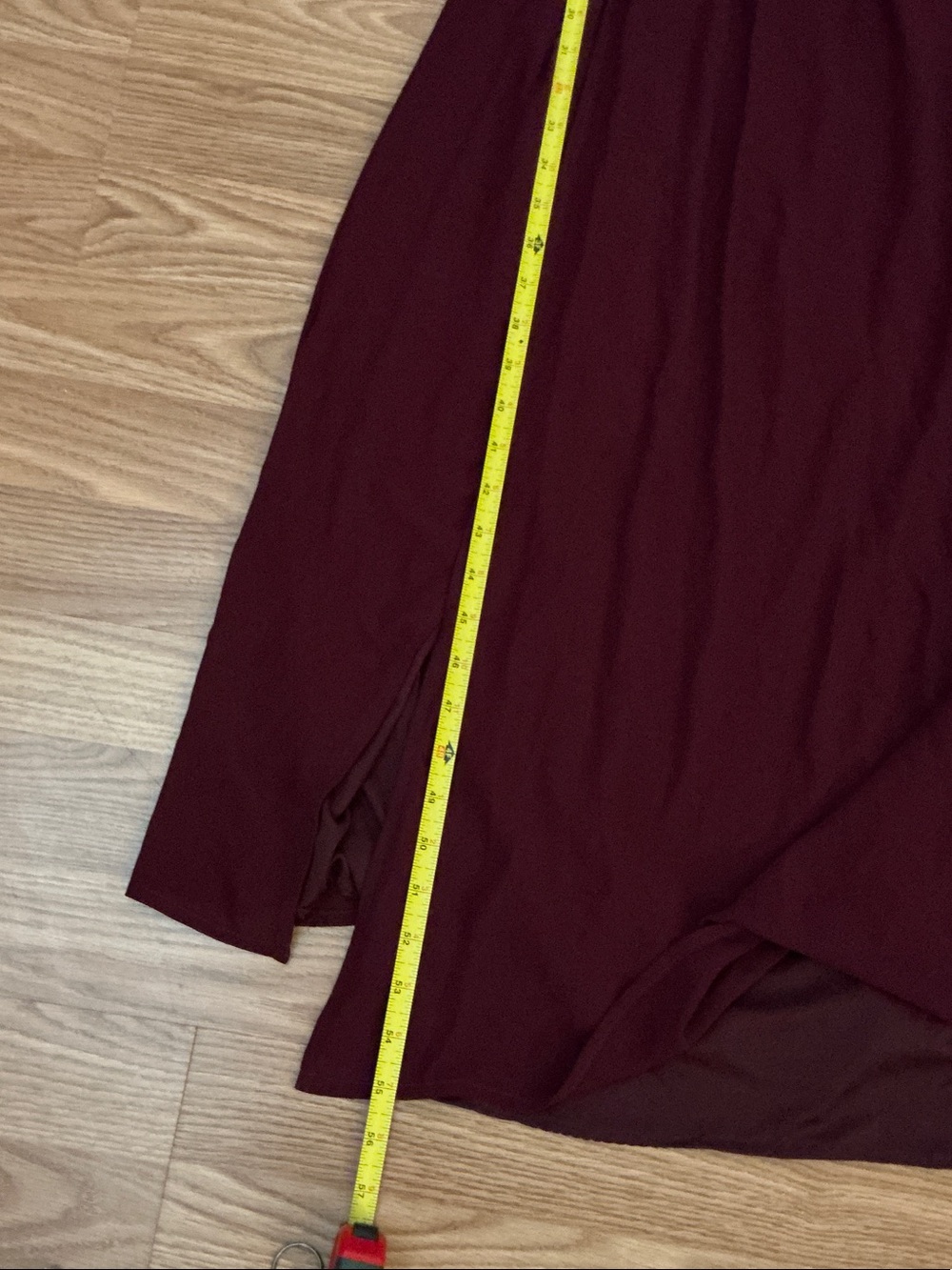 Show Me Your MuMu Burgundy Sleeveless Maxi Dress Size Small - Picture 5 of 6